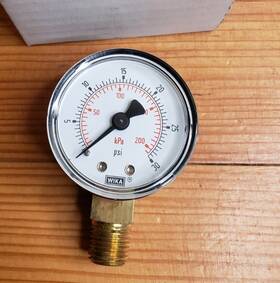 9425640 Wika 30 Psi/kpa Type 111 10 2 Inch Bourdon Tube 1/4 Npt Pressure Gauge New
