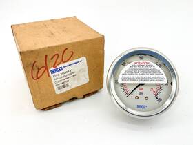 9692198 Wika New Wikai Pressure Gauge 2.5 Inch 300psi 1/4npt