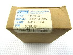 N9693038 Wika 9693038 Pressure Gauge P/n9693038 200ps