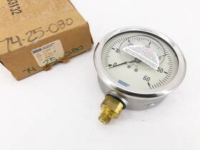 9699117 Wika New Type 213.53 Pressure Gauge 4 Inch 60psi 1/4 Npt Lm