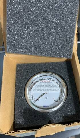 9768351 Wika Pressure Gauge Pn 0-15 Psi New