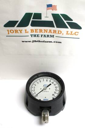 9833981 Wika - Xsel 233.34 4.5 15-psi 1/2 Inch Sst Mnpt Lm Gauge Surplus