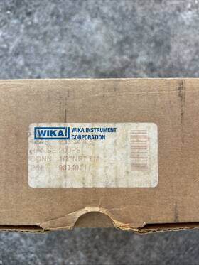 9834031 Wika Pressure Gauge 4-1/2in 1/2in Npt 0-200psi