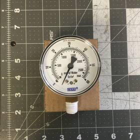 60oz-in2 Wika 9851755 Water Gauge 611.10 2.5 Inch 60oz-in2/mmh2o Lpw8m