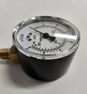 9851801 Wika Low Pressure Gauge. Type 611.10 2 5 Inch . 1/4 Npt