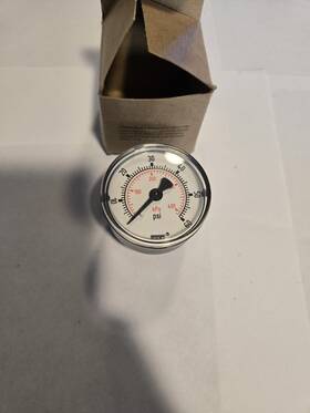 9690684 Wika Instruments Canada Ltd 9603047 One 1 Commercial Pressure Gauge 111.10 Series 2 Inch Cbm 60psi New