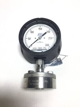 K33-7005-pg Wika Pressure Gauge 1/2 Inch Npt 316 Stainless Steel Tube And Connection