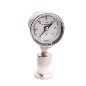 M932.2c-a-pg321z-u-a81a2 Wika Sanitary Gauge 0-30psi 3/4in Tri-clamp