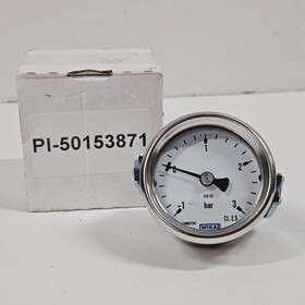 Pi-50153871 Wika 316 Ss Pressure Gauge -1 3 Bar 2 Inch Dial Cl 2.5 New