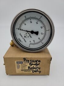 9747732 Wika Pressure Gauge 612.20 01-5 Psi 4inch Face Diameter