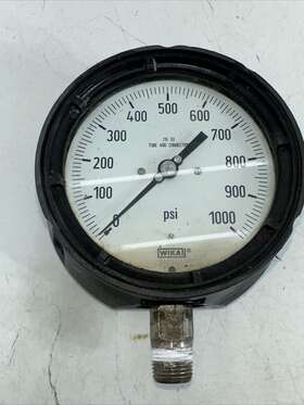 Rf-hc276 Wika Xsel 0-1000 Psi Npt 1/2ftft Pressure Gauge 316 Ss