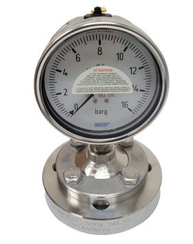 Wika-1.0-300 Wika Wika-1.0-300#-316lss Wika-1.0 Inch -300#-316lss Ht# A0i274 Industrial Diaphgram Pressure Gauge