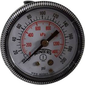 Winters 0-200 0-1400 Psi Pressure Gauge Kpa