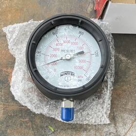 491d36 Winters 2 - Ppc Series Air Pressure Gauge 1500 Psi 10000 Kpa Bottom Mount