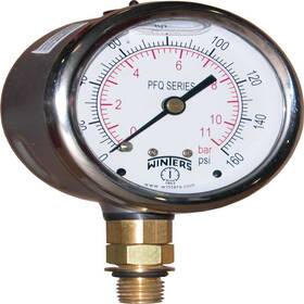 B00bj6d1sw Winters Instruments Pfq Series Dual Scale Liquid Filled Pressure Gauge