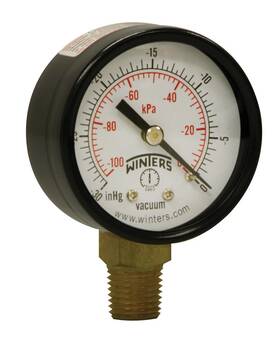 Pem1410 Winters Instruments 2 Inch Dial Size Multi Function Application Economy Utility Dry Pres