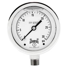 Pfp822r1 Winters Instruments Pfp Series Premium Stainless Steel 304 Single Scale Liquid Filled Pre