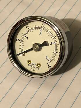Pfq806r1 Winters Instruments Pfq Series Stainless Steel 304 Single Scale Liquid Filled Pressure Gauge