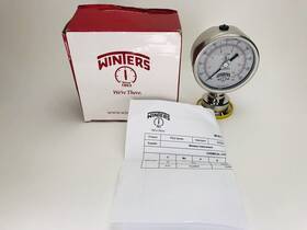 Psq20606 Winters Instruments Gauge 4 Inch Dial 0/200 Psi