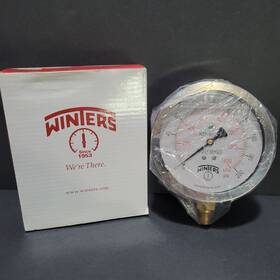 36tw13 Winters P1951 Pressure Gauge 4 Inch To 200 Psi 1/4 Npt Btm Gly
