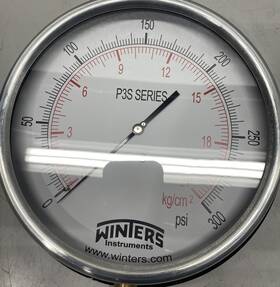 P3s6214 Winters Pressure Gauge 1/4 Inch