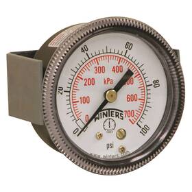 P9u901406uc Winters Pressure Gauge 2 Inch Dial Size Black Pk 10