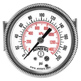 P9u901410uc Winters Pressure Gauge 2 Inch Dial Size Black 491d53