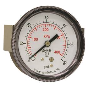 P9u901438uc Winters Pressure Gauge 2-1/2 Inch Dial Size Black 491d59