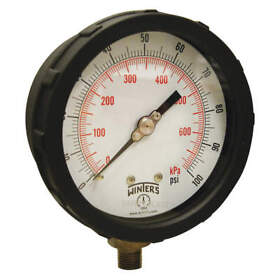 Pcc604c-2y Winters Pressure Gauge 4 Dial Size Yellow Pcc604c-2y Winters Pressure Gauge 4 Dial Size Yellow