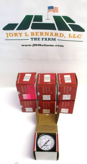 Pem1404 Winters Pressure Gauge 0-60 Psi 2 Inch 1/8 Mnpt Lot Of 7 Surplus