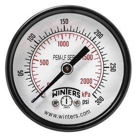 Pem1411lf Winters Gauge Pressure 2 Inch To 300 Psi 36tv73