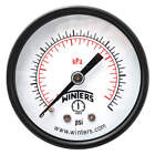 Pem1412 Winters Pressure Gauge 2 Dial Size Black