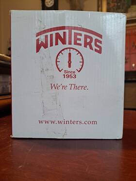 Pfp1061wbg Winters Industrial Pressure Gauge 489f48 To 60 Psi Liquid-filled