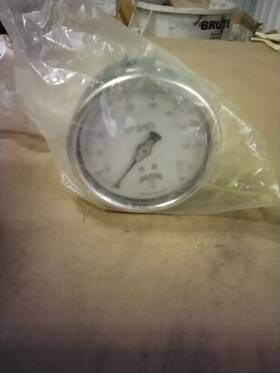 Pfp1254-r11 Winters Liquid Filled Gauge 0-160psi 4 Inch X1/4