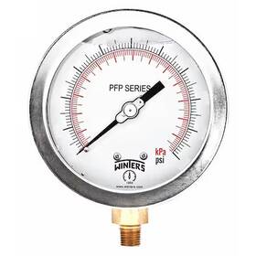 Pfp609wbw Winters Industrial Pressure Gauge To 1 000 Psi 4 In Dial 1/4