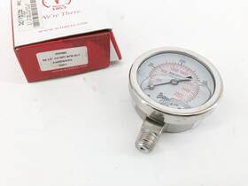 Pfp880 Winters New Pressure Gauge Ss 2.5 Inch 0-400psi Lower Mount