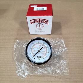 Pfp925zr Winters Gauge Ss/zr 2.5in 1/4 Npt Back Mount 0-160 Psi/kpa P1600 New