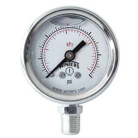 Pfq1212 Winters Industrial Pressure Gauge To 3000 Psi 1/8 In Mnpt