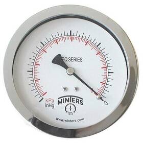 Pfq1271-dry Winters Pressure Gauge To 100 Psi 1/4 In Mnpt
