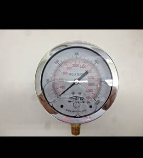 Pfq716 Winters New Pressure Gauge 4 Inch To 600 Psi