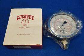 Pfq772-dry Winters Pressure Gauge 4 Inch Dial Size Silver 491f42