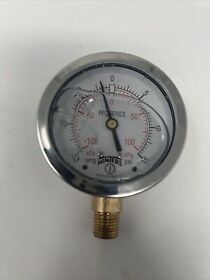 Pfq790 Winters Pressure Gauge 2.5inch 1/4inch Npt Btm 15 Psi Free Ship