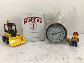 Pfq801r1 Winters - 2.5 Inch 0-30 Hg Vacuum Gauge New Old Stock