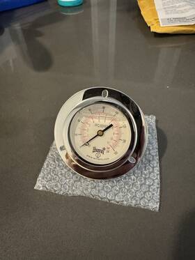 Pfq905r1 Winters 2.5 Inch 1/4 Npt 0-160psi Liquid Filled Pressure Gauge - New
