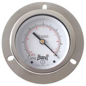 Pfq906-dry-25ff Winters Panel-mount Pressure Gauge To 200 Psi 2 1/2 In
