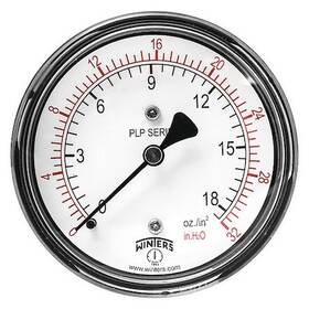 Plp341 Winters Low Pressure Gauge To 32 In Wc 1/4 Mnpt