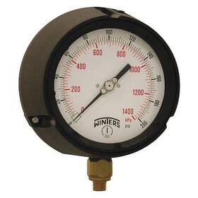 Ppc5086-sg45 Winters Process Pressure Gauge To 200 Psi 4 1/2 In Dial