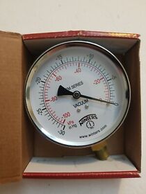 Pem220 Winters Vacuum Gauge Dial Size Black