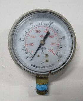 Z2908 Winters Pressure Gauge 0/100 Psi 0/700 Kpa