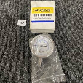 Ws-pe-gage-182 Worksmart Ws-pe-gage-192 New In Box Gauge 30 Psi 2.5 Inch Ss